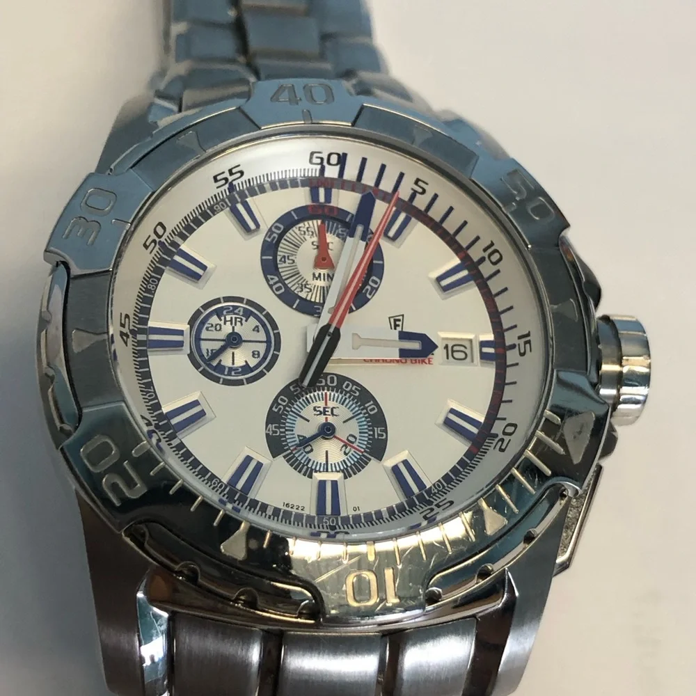 Stainless Steel Men’s Chronograph Festina Watch - Silver